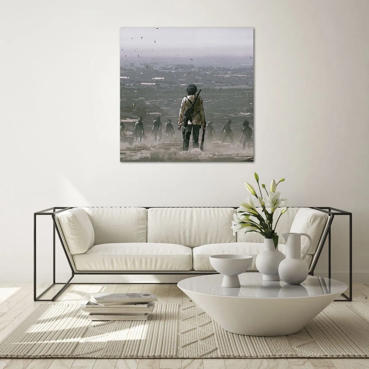 Glasbild - Bild auf glas - Letzter Gerechter? - 30x30 cm