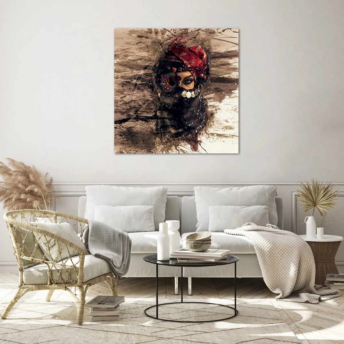 Glasbild - Bild auf glas - Gelinde gesagt besorgniserregend - 30x30 cm