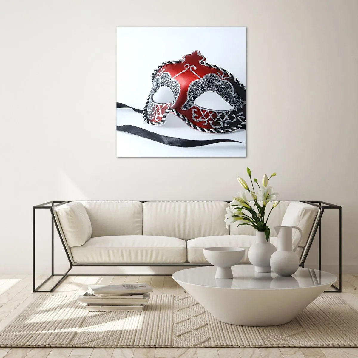 Glasbild - Bild auf glas - Einladung zum Abschlussball - 30x30 cm